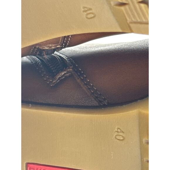 Pikolinos Llanes Ankle Boot with Buckle Women 9-9.5 40 Brandy Leather Block Heel - Picture 9 of 11